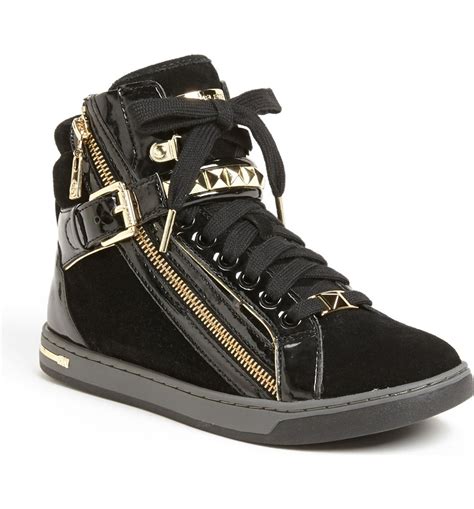 michael kors shoes glam studded high top sneakers